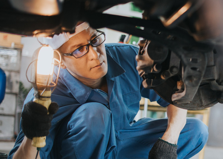 mechanic working on Car parts in Millersville, MD
